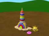 مجموعه آموزشی تو تی تو–Tutitu-(فصل 6ق10)-Building a Rainbow Tower Toy شش ماه به بالا