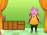 آموزش زبان انگلیسی کارتون شعر شاد کودکانه - The Finger Family Pig