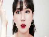 آرایش دختر کره ای با چشم گربه ای