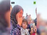فرار مردم مناطق شمالی سوریه پس از حملات ترکیه