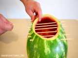 آموزش درست کردن قلیون با هندوانه بهترین ایده مخصوص قلیونی ها.hookah watermelon
