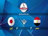 خلاصه بازی مصر 2-3 ژاپن|جام جهانی والیبال