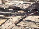 تصویر هوایی از حضور زوار در کربلا