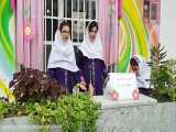 مراسم حافظ خوانی توسط دختران گل کلاس پنجم دبستان باران اندیشه