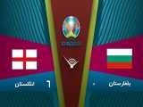 خلاصه بازی بلغارستان 0 - 6 انگلستان  |مقدماتی یورو 2020