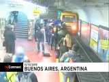 نجات معجزه آسای زنی در ایستگاه متروی آرژانتین