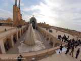 روز اربعین، مسجد جامع یزد، جمع کردن چادر مراسم