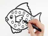 آموزش نقاشی و رنگ آمیزی کودکان - Coloring and Drawing Polka Fish
