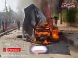 انفجار خودروی بمب گذاری شده در شهر قامشلی سوریه
