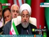 خستگی و خوابیدن ظریف، هنگام سخنرانی رئیس جمهور