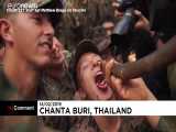 نوشیدن خون مار کبرا در تمرین نظامی تفنگداران دریایی آمریکا در تایلند 