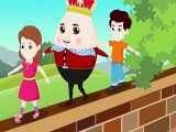 انیمیشن شاد آموزشی کودکانه زبان انگلیسی - Humpty Dumpty Sat On A Wall Song