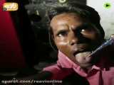مرد برقی در هند، از الکتریسیته به عنوان منبع تغذیه خود استفاده می‌کند