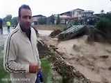 خسارت سیلاب در نوکنده استان گلستان
