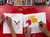 نقاشی پرنده انگری برد برای کودکان
