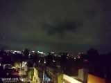 ثبت نورهای عجیب در آسمان مکزیک توسط دوربین ها
