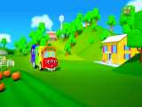 مزرعه حیوانات - کارتون شاد کودکانه آموزش زبان انگلیسی - Bus Go Round Song