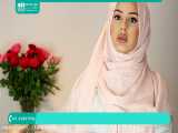 پوشیدن حجاب در مدل عربی به جای شال