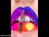 آرایش لب به شیوه های خلاقانه و هنری