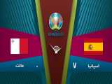 خلاصه بازی اسپانیا 7 - 0 مالت |  مقدماتی جام ملت های اروپا 2020