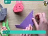 ایجاد حیوانات ساده از اوریگامی برای کودکان