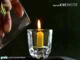 واکنش کربن دی اکسید و شمع