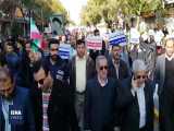 راهپیمایی مردم شیراز در پی حوادث اخیر کشور