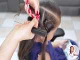 آموزش مدل مو دخترانه شینیون با حلقه مو- مومیس مشاور و مرجع تخصصی مو 