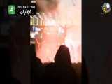 آتش زدن مجسمه زلاتان توسط هوادران خشمگین مالمو