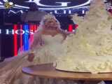 کیک غول عروسی نگار
