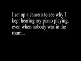 همسایه ها مدعی میشن که از خانه خالی صدای پیانو میاد؛دوربین کار میگذارن....