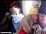 نجات معجزه آسای کودک ۱۱ ماهه و پدر و مادرش در ارتفاعات بندپی