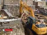 تخریب ویلاهای غیرمجاز در لواسان بزرگ