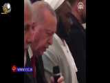 قرآن خواندن اردوغان در افتتاح مسجد کمبریج لندن