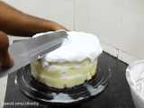 ترافل سفید مدل کیک خامه تازه