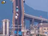 فیلم برداری از یک زاویه خاص از پلی در چین