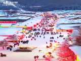 تغییر زیبایی یک شهر در زمستان