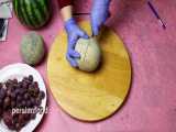 آموزش تزئین میوه در شب یلدا