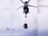 حرکت عجیب مرد روس در به آسمان بردن خودروی بنز با بالگرد