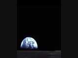طلوع زیبای زمین در سیاره ماه 