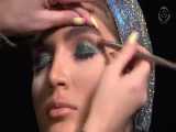 فیلم آموزش آرایش چشم اکلیلی جدید | سایه چشم شاین دار 