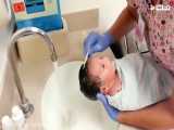 طریقه اولین حمام بدو تولد نوزاد