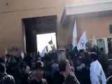 حضور معترضان در ورودی سفارت آمریکا در بغداد
