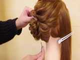 آموزش  مدل مو دخترانه مجلسی برای موهای متوسط- مومیس مشاور و مرجع تخصصی مو 