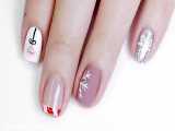 طراحی ناخن با موضوع کریسمس