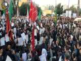 حضور مردم شهرهای مختلف در اهواز برای شرکت در مراسم تشییع سردار سلیمانی