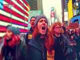 تظاهرات مردم آمریکا علیه ترور شهید سپهبد سلیمان