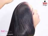 آموزش 2 مدل شینیون موی زنانه  ساده برای مهمانی