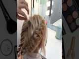 آموزش ساخت مدل بافت و شینیون مو برای مراسم های خاص