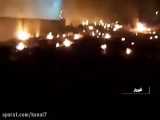 تصاویر اولیه از حریق هواپیمای اوکراینی در منطقه شهریار تهران